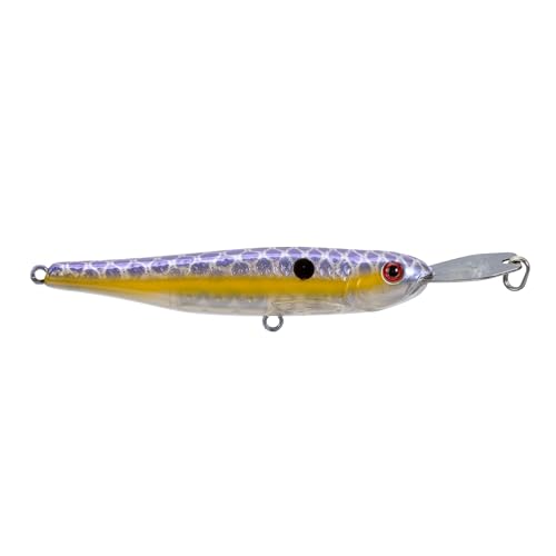 Strike King Evader 80 Fishing Lure, Swimming Topwater Bait, 7/16-Ounce - color: Chartreuse Shad