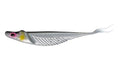 Nomad Design Cobra Shad Soft Plastic Minnow 4 Pack, with Adjusta-Ball Tungsten Weights, Fishing Lure - color: Silver Shad