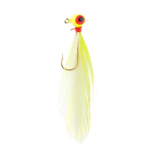 Strike King Mr. Crappie Shoo Shiner Jig - color: 186 - Refrigerator White, size: 1/16oz