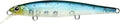 LUCKY CRAFT SW Slender Pointer 82MR S Saltwater Fishing Lures, Jerkbait Fishing Bait, 3.2", Bass Lures for Snook Redfish Trout, Fishing Gear and Accessories with Treble Hooks - color: 726 Laser Ghost Sardine