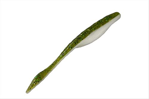 Strike King KVD Perfect Plastics Caffeine Shad Fishing Lure, Soft Plastic Jerkbait, Unique Air-Filled Bubble Tail, Heavy Salt, Coffee Scent - color: Baby Bass