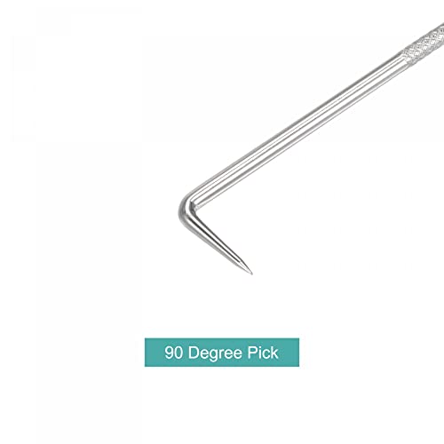 uxcell 90 Degree Pick Hook 7.09" Puller Remover Removal Tool for Oil Seal/O-rings, Gasket, Hose