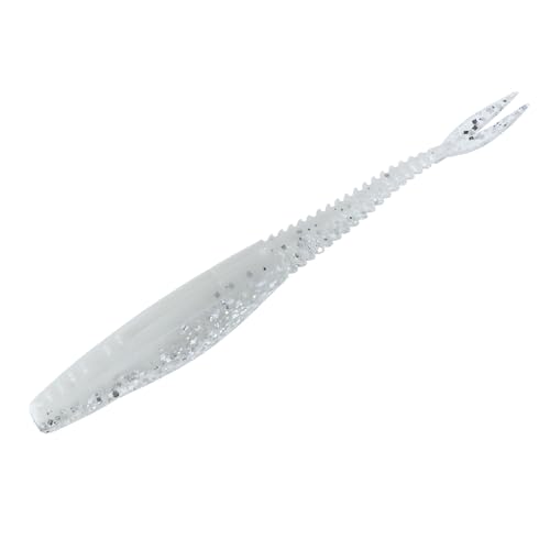 Strike King Mach Skooler Fishing Lure, Soft Plastic Jerkbait, Heavily Salted, Sleek Design, Erratic Action - color: MACH Flash, size: 4"