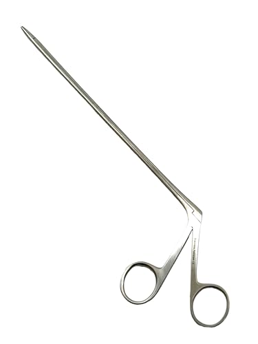 Long Reach Alligator Forceps with Graspping Serrated Tips ENT Instrument Alligator Forceps 3.5" 5.5" 6.5" 8" (8 in) - size: 8 in
