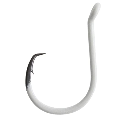 BKK Offset Heavy Circle Glow Hook | 2X | Glow in The Dark | Needle Point - size: 3/0#