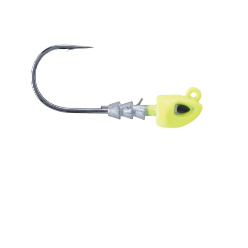 Berkley Fusion19 Swimbait Fishing Jigheads - color: Chartreuse, size: 2/0 Hook Size - 1/8oz