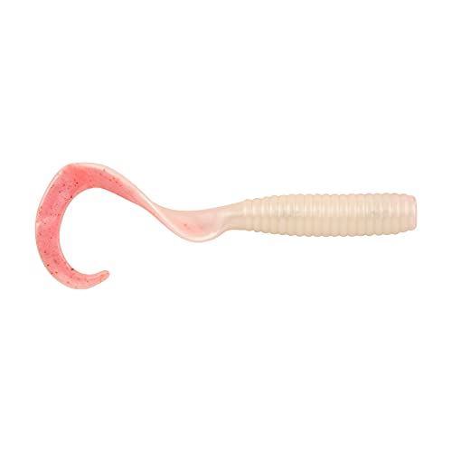 Berkley Gulp! Grub Saltwater Fishing Soft Bait - color: Pink Shine, size: 8- Inch