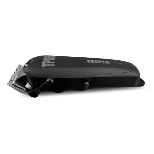 TPOB Slime 2 Black Clipper Trimmer Shaver Set Barber Hair Clippers for Men 6800 RPM with Rubber Case - color: Black Pack
