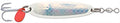 Luhr Jensen Krocodile Spoon w/Treble Hook - style: Pearl/Fishscale, 1/2 Oz - 2 3/4 Inch
