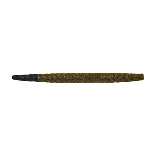 Berkley PowerBait MaxScent The General Fishing Soft Bait - color: Green Pumpkin/Black, size: 5"