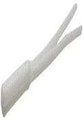 Zoom Split Tail Bait Trailer-Pack of 20 - color: White