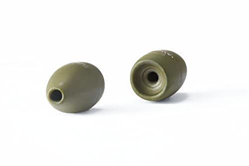 97% Pure Tungsten Flipping Weights - 10 Pack / 5 Pack - Nako Tungsten Weights - Fishing Sinkers for Bass Fishing - color: No Chip Green Pumpkin, size: 1/8 oz - 10 pack
