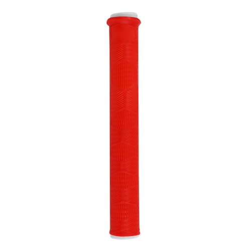 Fishing Rod Handle Cover, Silicone Fishing Pole Tube Sleeve with Non-Slip Design for 13mm-37mm Handle - color: Red