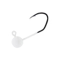 Fly Tying Sickle Jig Heads - color: White, size: 1/16 OZ 50PCS