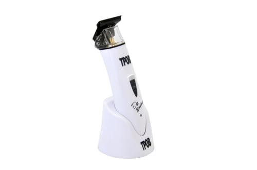 TPOB Ghost X Beard Trimmer Hair Clippers for Men, Professional Hair Trimmer DLC Blade Trimmer Cordless Rechargeable Edgers Clippers Electric Beard Trimmer Shaver for Home use or Barber (Ghost X White) - color: Ghost X White