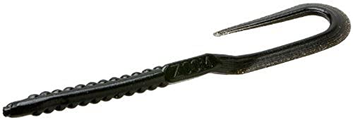 Zoom U Tail Worm-Pack of 20 - color: Black