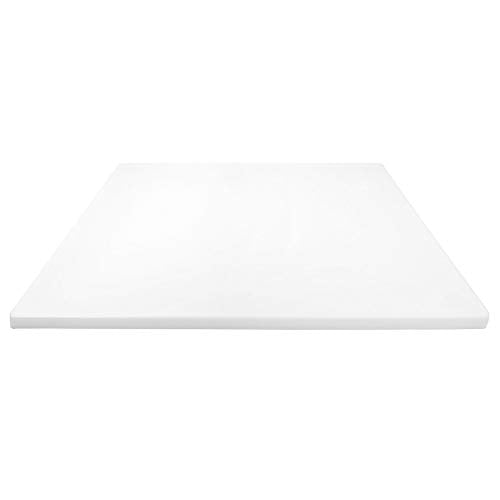 Thick XL 24x18 Plastic Cutting Board 0.75 Inch Thick, Extra Large NSF for Food Service - color: White, size: 24"L x 18"W