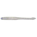 Drop Worm - 4" - Finesse Smallmouth Bass Fishing - Dropshot - Ultra Realistic - Matte Finish - Neutral Buoyant Soft Plastic - color: Iridescent