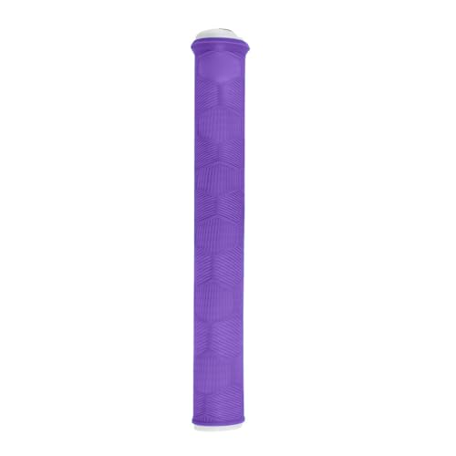 Fishing Rod Handle Cover, Silicone Fishing Pole Tube Sleeve with Non-Slip Design for 13mm-37mm Handle - color: Purple