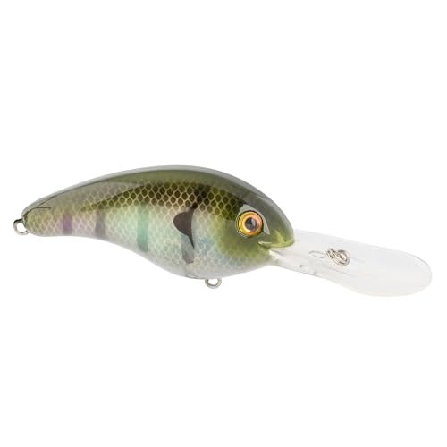 Strike King (HC5XDE-822) 5XD Elite Fishing Lure, Deep Diving Crankbait, 5/8-Ounce, Unique Curved Bill, Dives to 15-Feet, Rattle Chambers, Size 2 Mustad Triple Grip Hooks, The Real Gill