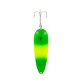 Dardevle Dardevlet Brass Back 3/4 oz Fishing Spoons - color: Lemon Lime