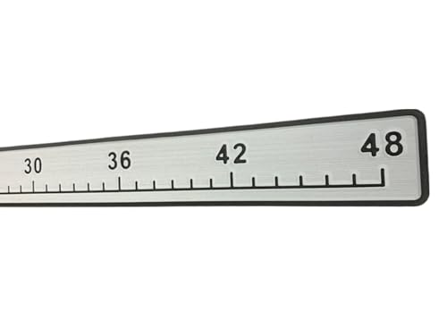| Fish Ruler | SeaDek | 48 inch Fish Measurement Tool | Perfect for Boats and Kayaks | Storm Gray/Black - color: Storm Gray/Black
