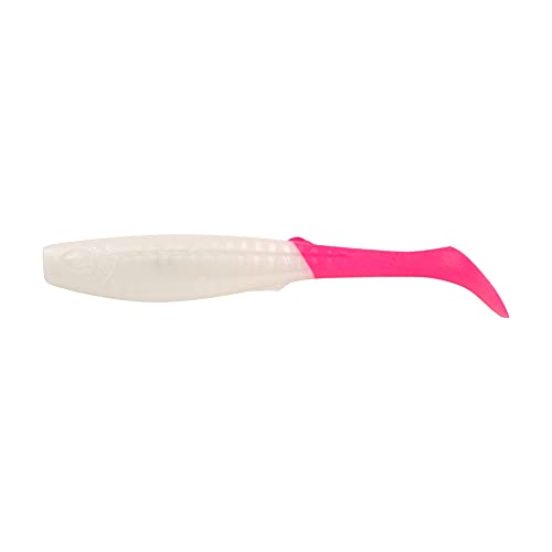 Berkley Gulp! Paddleshad Fishing Soft Bait - color: Pearl White/Pink, size: 4"