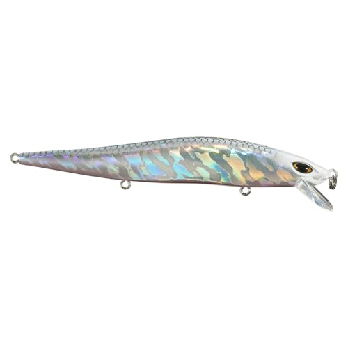 Duckett Fishing Reveal FFS Jerkbait, Advanced Forward-Facing Sonar Jerkbait, for Enhanced Targeting and Strike Efficiency - color: Chrome Shad