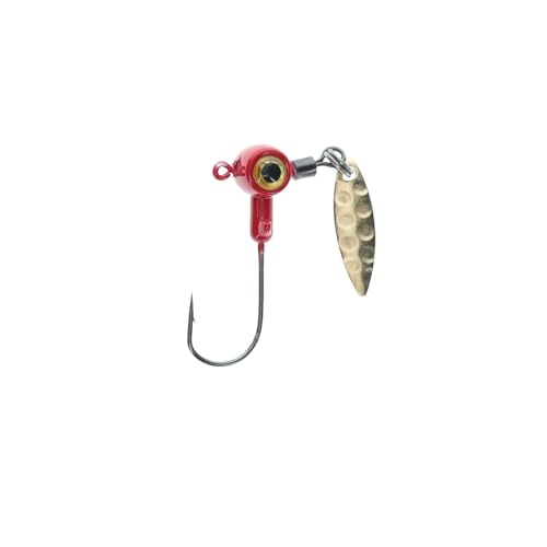 Strike King Sausage Head Spin - Head Only - color: Flo Red, size: 1/8 oz