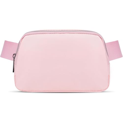 JSJ Mini Fanny Pack for Women & Men,Valentines Day Gifts for Girls Teens Kids Daughter Sister Her,Trendy Stuff Crossbody Bags Cute Everywhere Belt Bags.(Pink) - color: Pink