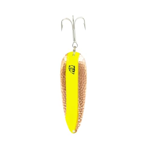 Dardevle Midget Copper Back 3/16 oz Fishing Spoons - color: 387-Green Crush