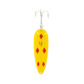 Dardevle Dardevlet Brass Back 3/4 oz Fishing Spoons - color: Five of Diamonds