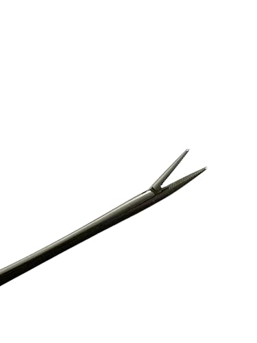 Long Reach Alligator Forceps with Graspping Serrated Tips ENT Instrument Alligator Forceps 3.5" 5.5" 6.5" 8" (5.5 in) - size: 5.5 in