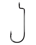 Gamakatsu 25 Pack Round Bend Offset Worm Hook (Bronze, 2/0) - color: NS Black, size: 2/0, style: 25-pack