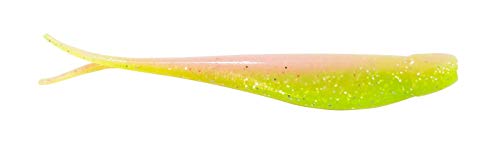 Z-MAN Scented Jerk ShadZ 4 inch Soft Plastic Jerkbait 5 Pack - style: Electric Chicken