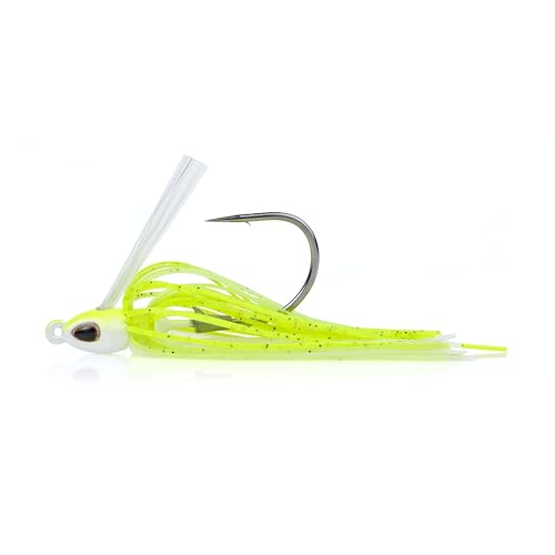 Berkley Swim Fishing Jigs - color: Crystal Chartreuse, size: 3/8 oz - 4/0 Hook Size