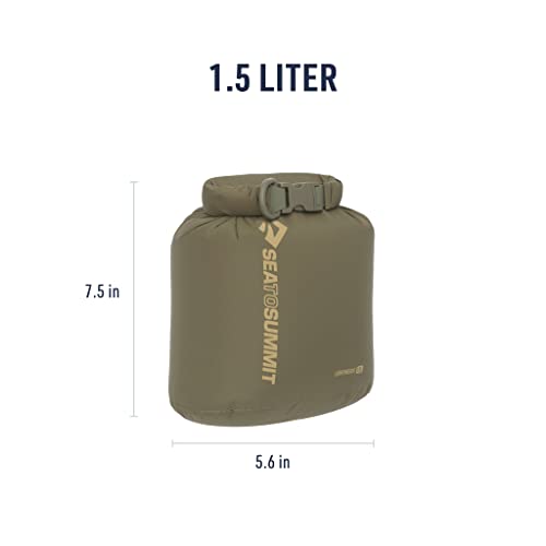 Sea to Summit Lightweight Dry Bag, Multi-Purpose Dry Storage - color: Olive Green, style: 1.5 Liter
