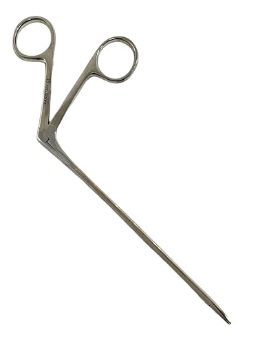 Long Reach Alligator Forceps with Graspping Serrated Tips ENT Instrument Alligator Forceps 3.5" 5.5" 6.5" 8" (5.5 in) - size: 5.5 in