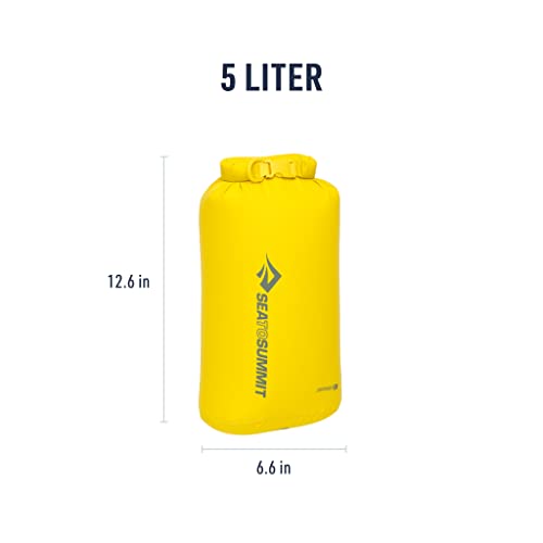Sea to Summit Lightweight Dry Bag, Multi-Purpose Dry Storage - color: Sulphur Yellow, style: 5 Liter