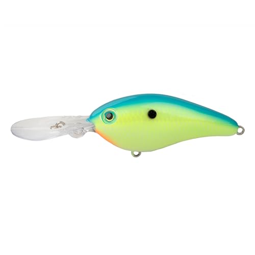 Strike King (HC8XDE-567) 8XD Elite Fishing Lure, Deep Diving Crankbait, 1.4-Ounce, Unique Curved Bill, Dives to 20-Feet, Rattle Chambers, Size 2/0 Mustad Triple Grip Hooks, Pro Powder Blue