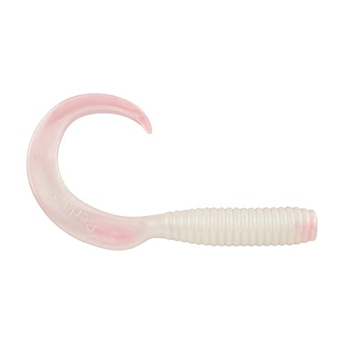 Berkley Gulp! Grub Saltwater Fishing Soft Bait - color: Pink Shine, size: 5"