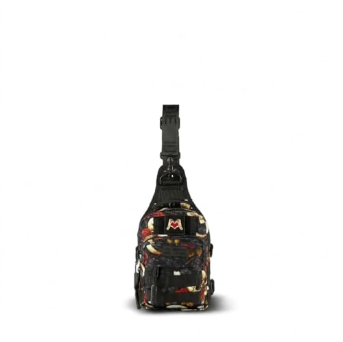 WOLFpak 4L Mini Tactical Sling Bag (Until Forever) Compact Crossbody Backpack for Gym, Travel & EDC | Tactical Shoulder Bag with Multiple Pockets – Lightweight, Durable Sling Pack for Men & Women - color: Until Forever