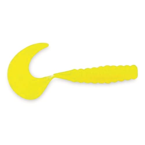 Berkley PowerBait Power Grubs Fishing Soft Bait - color: Yellow, size: 2" (20 Count)