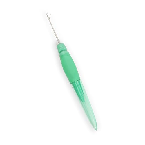 Dritz Clothing Care 82409 Ergonomic Knit Picker, Green