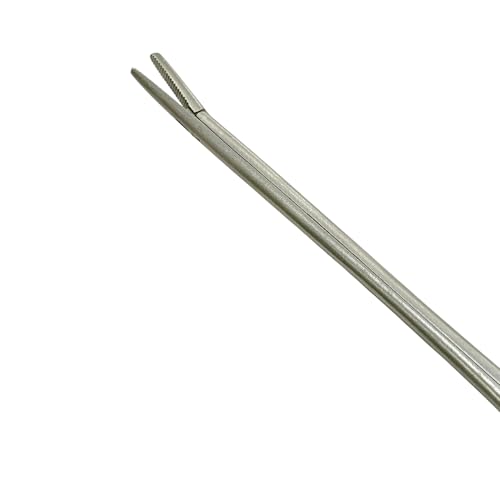 New German Hartman Alligator Micro Forceps 3.5 Inches Serrated Blue Rings Ent Instruments Cynamed