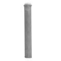 Fishing Rod Handle Cover, Silicone Fishing Pole Tube Sleeve with Non-Slip Design for 13mm-37mm Handle - color: Gray
