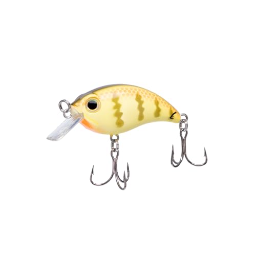 Bill Lewis ATV Squarebill Crankbait Fishing Lifelike Freshwater & Saltwater Lure with Mustad Triple Grip Hooks - color: School Bus