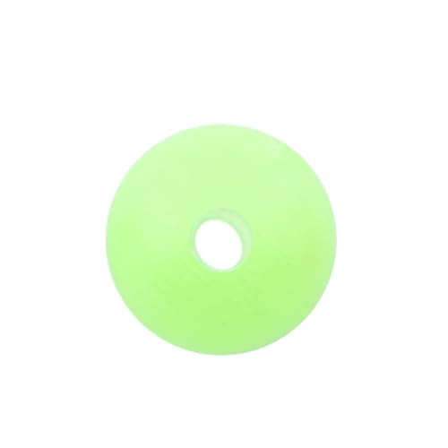 AFW Rigging Round Beads – 6mm & 8mm Acrylic Fishing Beads for Saltwater & Freshwater Rigs, Luminescent Green & Red Beads for Bottom Rigs, Catfishing & Fishing Line Beads - color: Luminous Green, size: 8mm - 20 pc