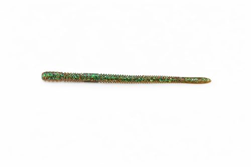 10Pcs Soft Plastic Worms for Bass Fishing, Multicolor Stick Worm Set, Freshwater Fishing Bait