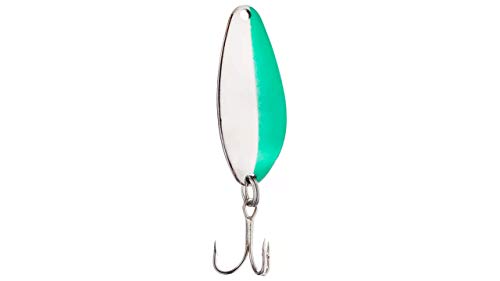 acme Acme Little Cleo Fishing Terminal Tackle - color: Nickel Neon Green, size: 1/4 Ounce